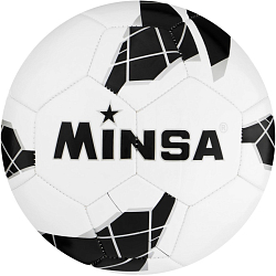Мяч футбольный MINSA, PU, машинная сшивка, 32 панели, р. 5