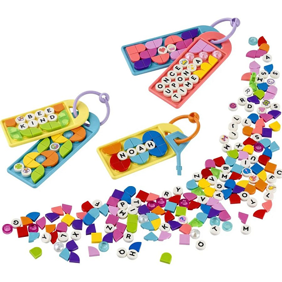 Конструктор LEGO DOTS 41949 Большой набор бирок для сумок: надписи