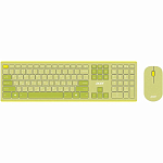 Клавиатура+мышь БП ACER зеленый/желтый