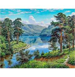 Алмазная мозаика Летнее настроение 40х50 без подрамника