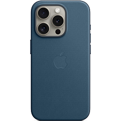 Чехол APPLE FineWoven Case для iPhone 15 Pro с MagSafe Pacific Blue (MT4Q3ZM/A)