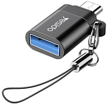 Переходник OTG YESIDO GS07 microUSB чёрный