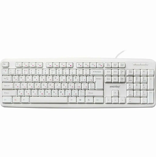 Клавиатура SMARTBUY ONE 210 USB белая (SBK-210U-W)