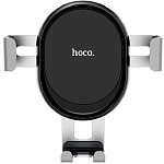 Автомобильный держатель HOCO, CA56 Plus, чёрный, серебряная вставка