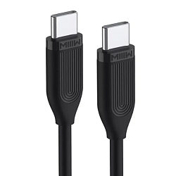 Кабель Type-C <--> Type-C  1.2м Xiaomi Miiiw черный, 60W (MWQE01)