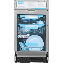 Посудомоечная машина Korting KDI 45570, нержавеющая сталь