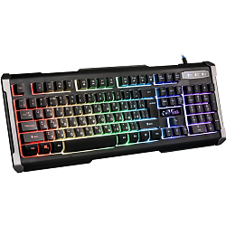 Клавиатура DEFENDER Chimera GK-280DL RU черный, USB