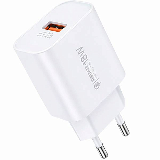 Сетевое ЗУ 1USB REMAX RP-U119, белый, 18W
