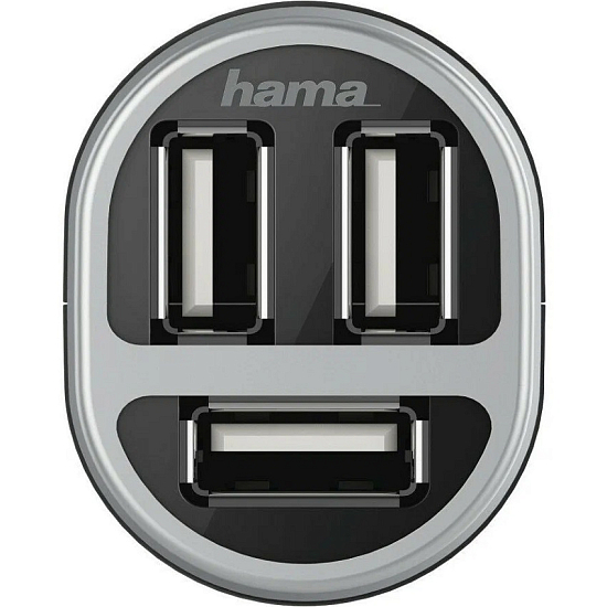 Авто ЗУ 3USB 1A HAMA H-173603