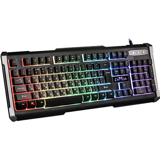 Клавиатура DEFENDER Chimera GK-280DL RU черный, USB