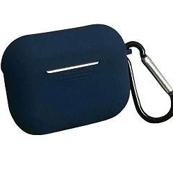 Силиконовый чехол SILICONE CASE для AirPods PRO 3 (2025) темно-синий