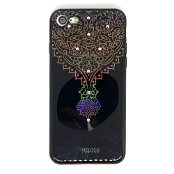 Силиконовый чехол MELOCO Premium Crystal для iPhone 7/8/SE 2020 черный