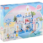 Конструктор Sluban Розовая Мечта «Дом с бассейном», 446 деталей