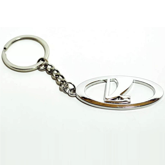Брелок для ключей "LADA" металлический хром