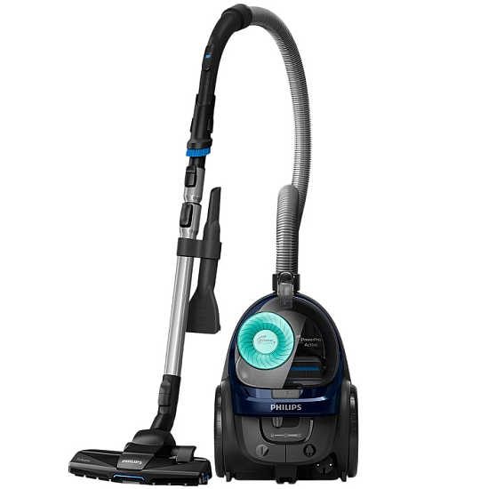 Пылесос Philips PowerPro Active FC9573/01 Черный/Синий