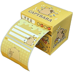 Стикеры в рулоне "Capybara", orange