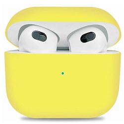 Силиконовый чехол TEXN для Airpods 3 желтый