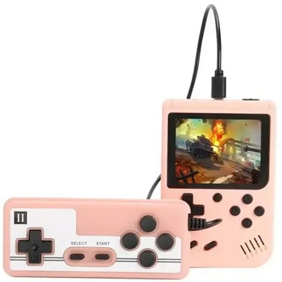 Приставка Game Box 400в1 розовый macaron