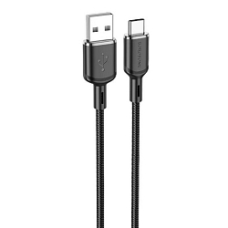 Кабель USB <--> Type-C  1.0м BOROFONE BX90 Advantage, чёрный