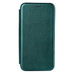 Чехол футляр-книга FASHION Case для iPhone 12 Pro Max (6.7) экокожа, т. зеленый
