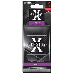 Ароматизатор AREON "X-VERSION" PARTY бумажный