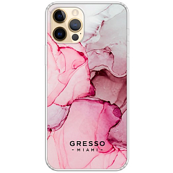 Задняя накладка GRESSO для iPhone 12. Коллекция "Skyfall". Модель "French Rose".