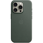 Задняя накладка Leather Case MagSafe для iPhone 15 Pro Max Green (LOGO)