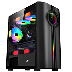 Корпус 1STPLAYER INFINITE SPACE IS3 Black IS3-BK-1F2