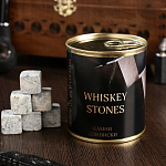 Набор камней для виски "Whiskey stones", в консервной банке, 9 шт. 4832937