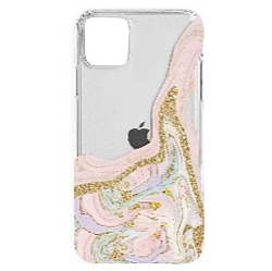 Задняя накладка GRESSO для iPhone 12/12 Pro. Коллекция Агат прозрачный-пастель