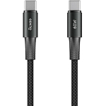 Кабель Type-C <--> Type-C  1.2м OLMIO MASTER, черный, 60W
