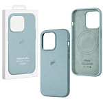 Силиконовый чехол SILICONE CASE для iPhone 14 Pro Succulent (MagSafe) c LOGO