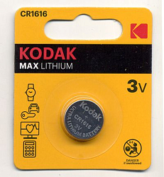 Элемент питания KODAK CR1616 BL-1