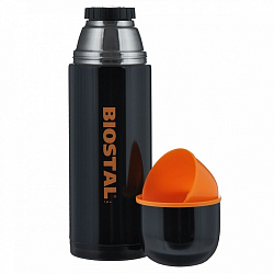 Термос БИОСТАЛЬ-СПОРТ NBP-750С у/г черный (Уценка)