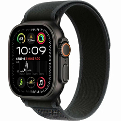 Часы Apple Watch Ultra 2 GPS + Cellular 49mm Black Titanium Case (2024)Trail Loop Black