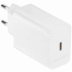 Сетевое ЗУ 1Type-C 3A BOROFONE BAS73A White, PD20W