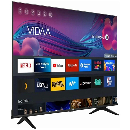Телевизор Hisense 43A6K Frameless черный