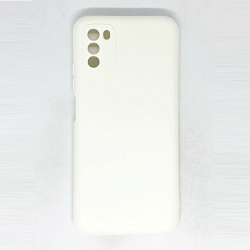 Задняя накладка SILICONE COVER для Xiaomi Poco M3 белый