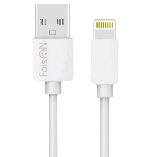 Кабель USB <--> Lightning  2.0м FAISON FX1 белый