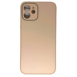Задняя накладка NONAME для iPhone 12 под стекло розовый