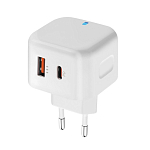Сетевое ЗУ 1Type-C/1USB PERO TC10 20W белый