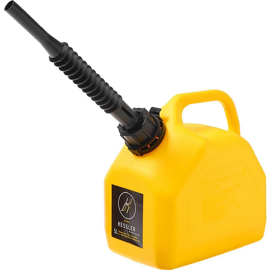 Канистра ГСМ Kessler premium, 5 л, пластиковая, желтая 3501247