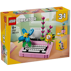 Конструктор LEGO CREATOR 31169 Пишущая машинка с цветами