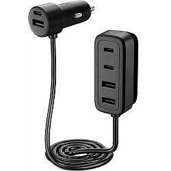Авто ЗУ 3У 3USB/3Type-C TTEC 2CKP06S черный