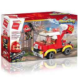 Конструктор QMAN Пожарные службы: Водомёт (110 дет.)