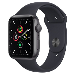 Часы Apple Watch SE (2021), 44 мм, (MKQ63) Space Gray / Midnight, Sport Band (RU)