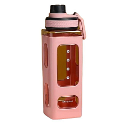 Бутылка для воды "Гава", 700 мл, 24 х7 см, розовая  5269685