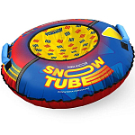 Тюбинг NIKA ТБ8К-95/СГ "графический синий" с круговым дизайном 