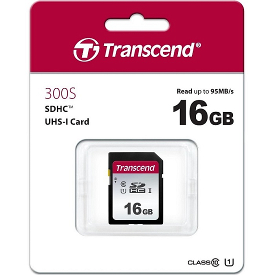 SD 16Gb Transcend 300S UHS-I U1