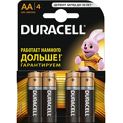 Элемент питания DURACELL LR06 BL-4 PLUS (4/80)